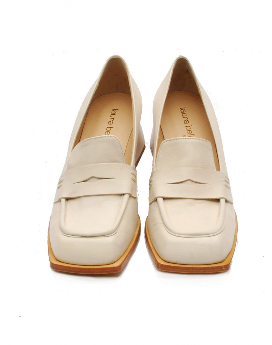 LAURA BELLARIVA MOCCASIN BEIGE BAND 7780 