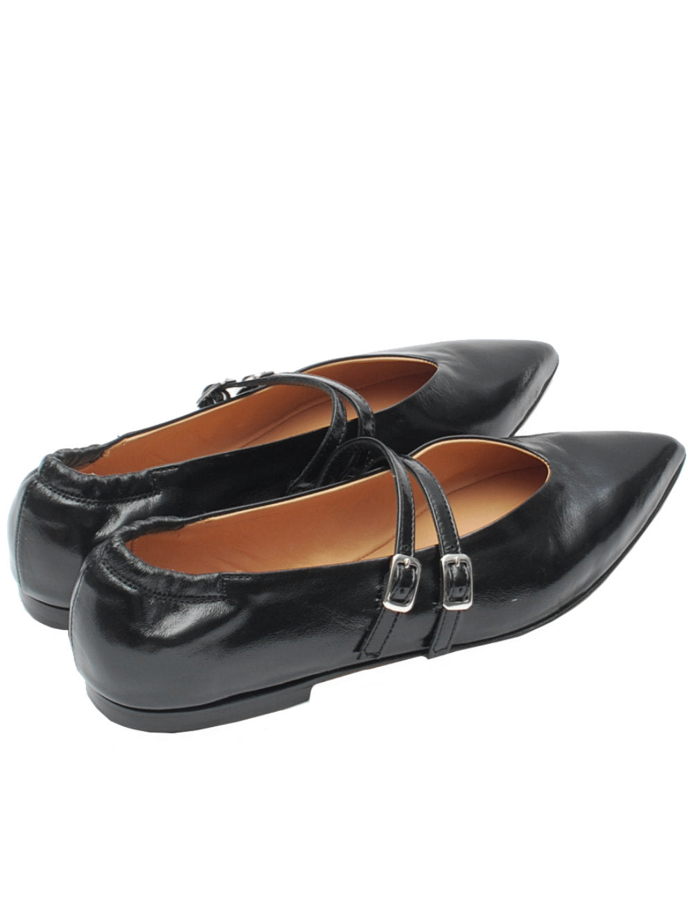 Ballerine Donna Laura Bellariva 9863 Verlux Nero con Cinturini Pe25 - Calzature Nucca