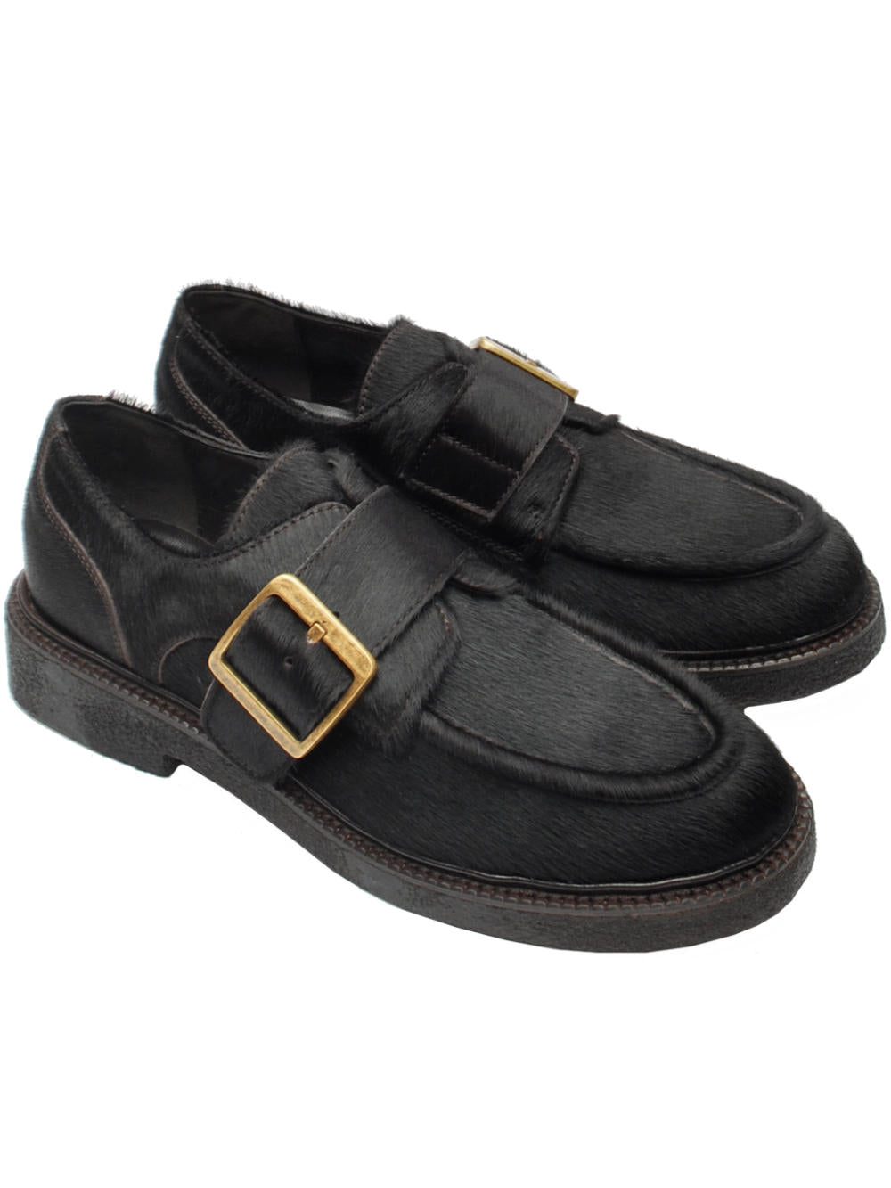 Scarpa Fibbia Donna Laura Bellariva  Art. 3142 Cavallino Moro AI26