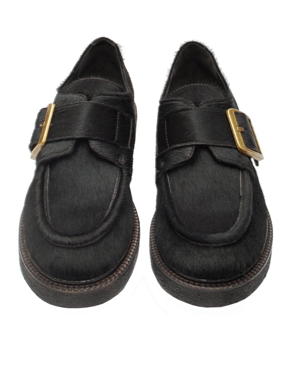 Scarpa Fibbia Donna Laura Bellariva  Art. 3142 Cavallino Moro AI26