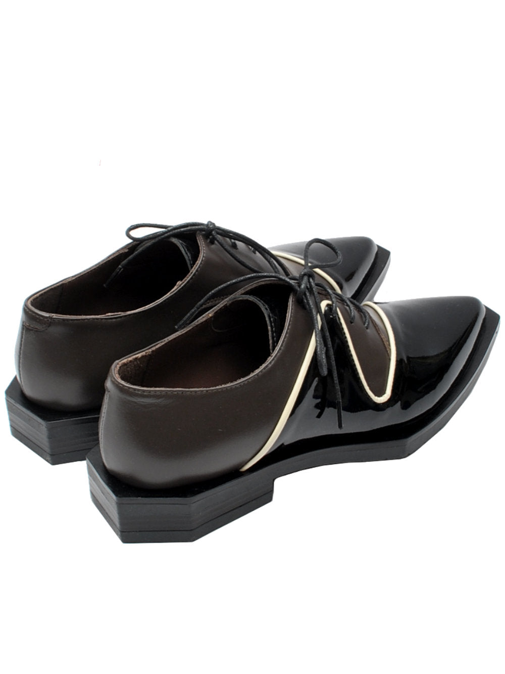 Le Bohemien scarpa allacciata t.moro nera G02 ai24