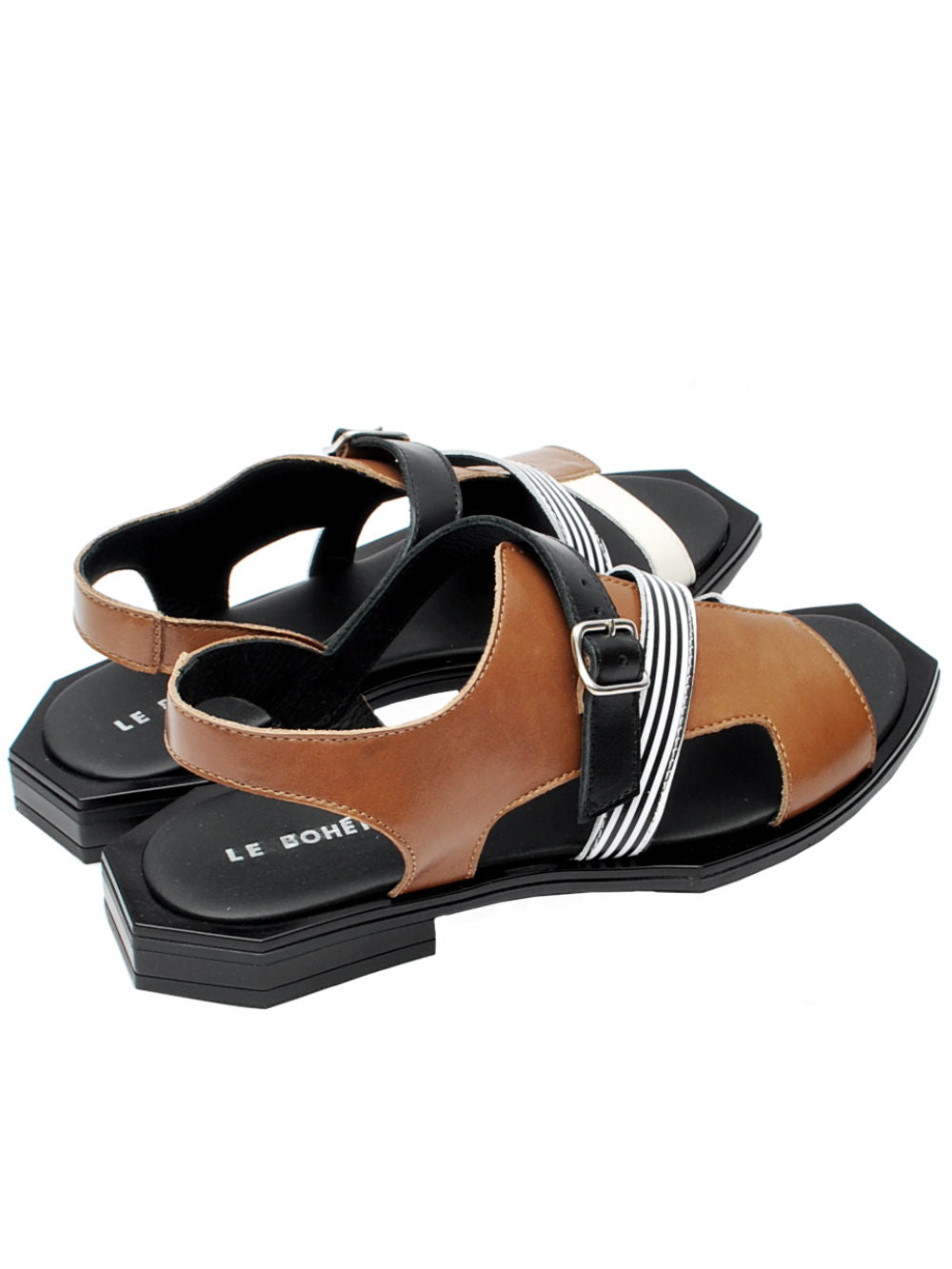 Sandalo Donna Le Bohémien SC35 Nocciola Latte Nero Pe26