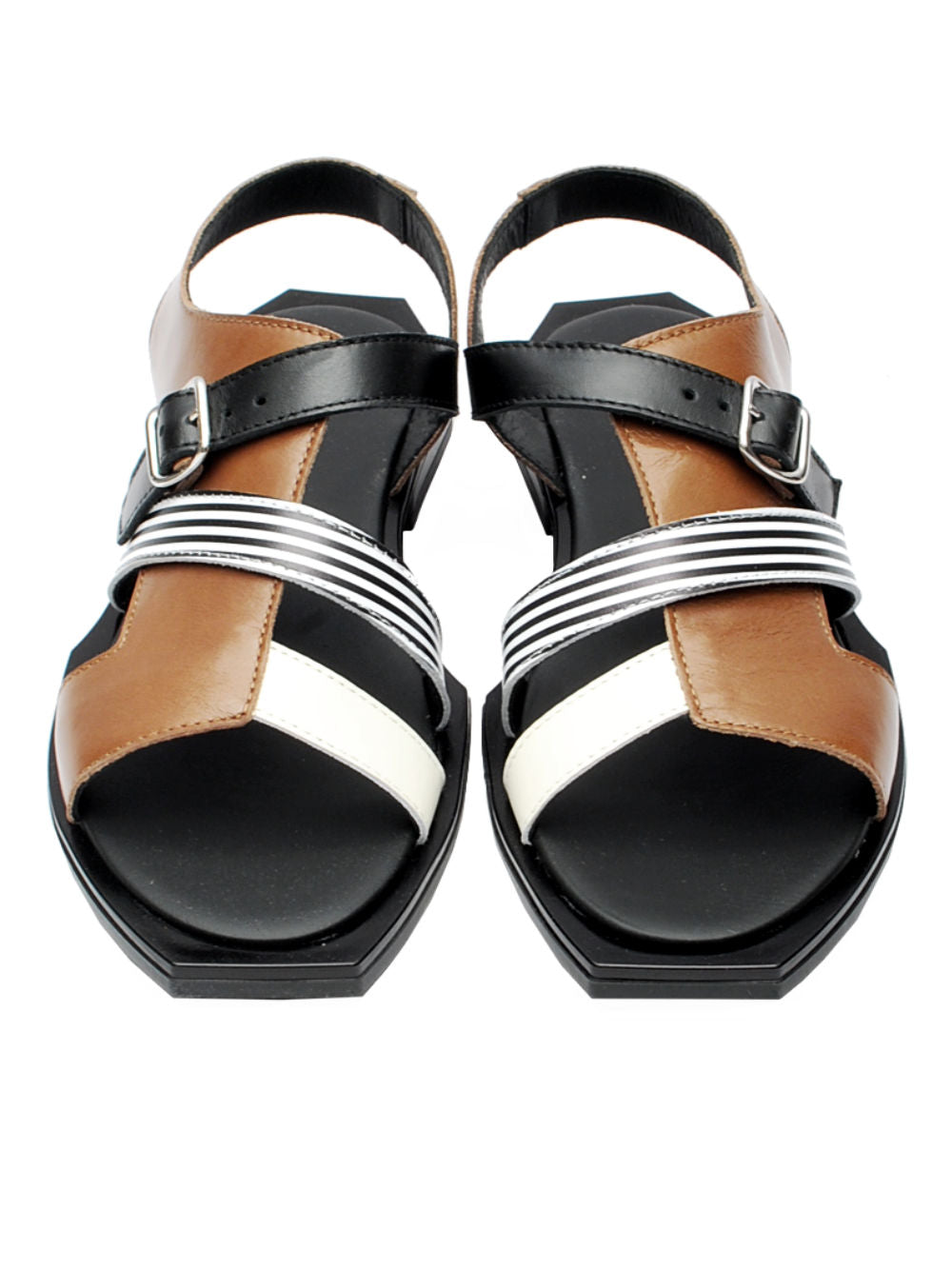 Sandalo Donna Le Bohémien SC35 Nocciola Latte Nero Pe26