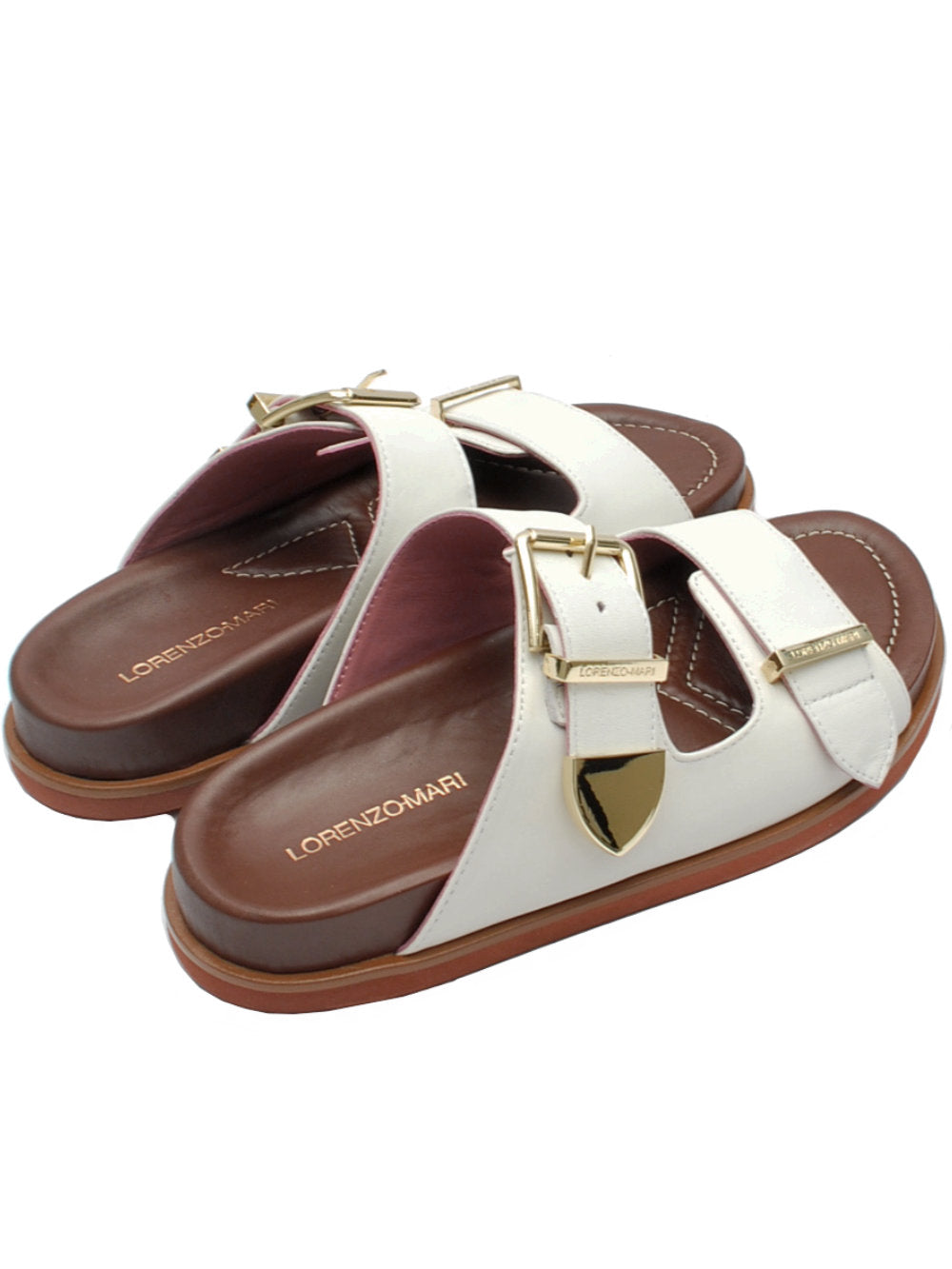 Ciabattine Lorenzo Mari Primula 07 Bianco: Comfort e stile italiano per le tue giornate!
