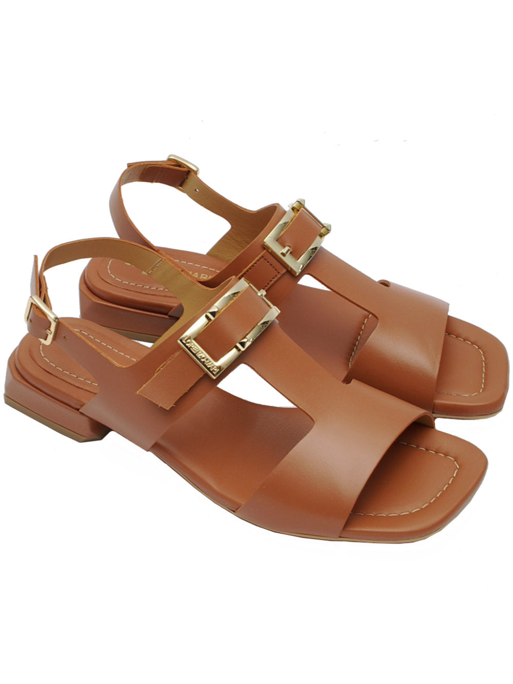Sandalo Lorenzo Mari Fiordaliso 18 Vitello Caramello Pe26