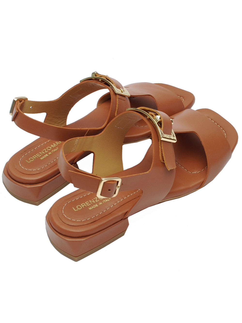 Sandalo Lorenzo Mari Fiordaliso 18 Vitello Caramello Pe26