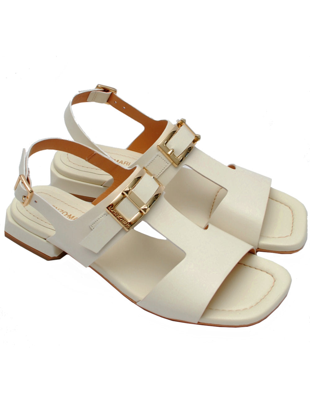 Sandalo Lorenzo Mari Fiordaliso 18 Vitello Latte Pe26