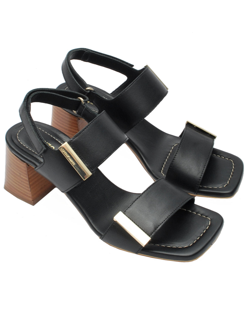 Sandalo Lorenzo Mari Fresia 13 Vitello Nero Pe26
