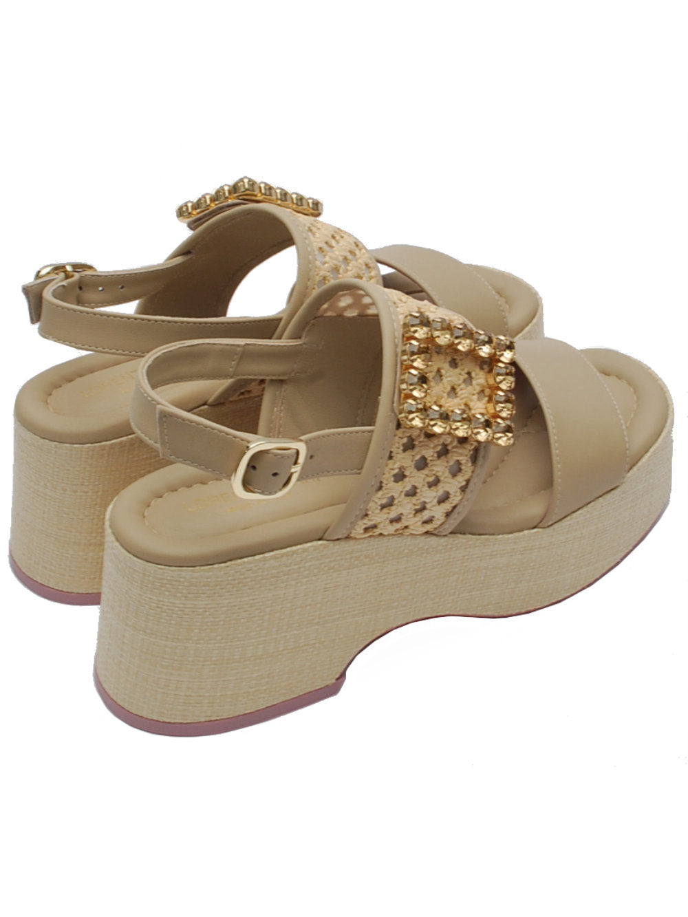 Sandali Lorenzo Mari Tea 04 Ecrù: Eleganza naturale con un tocco di luce