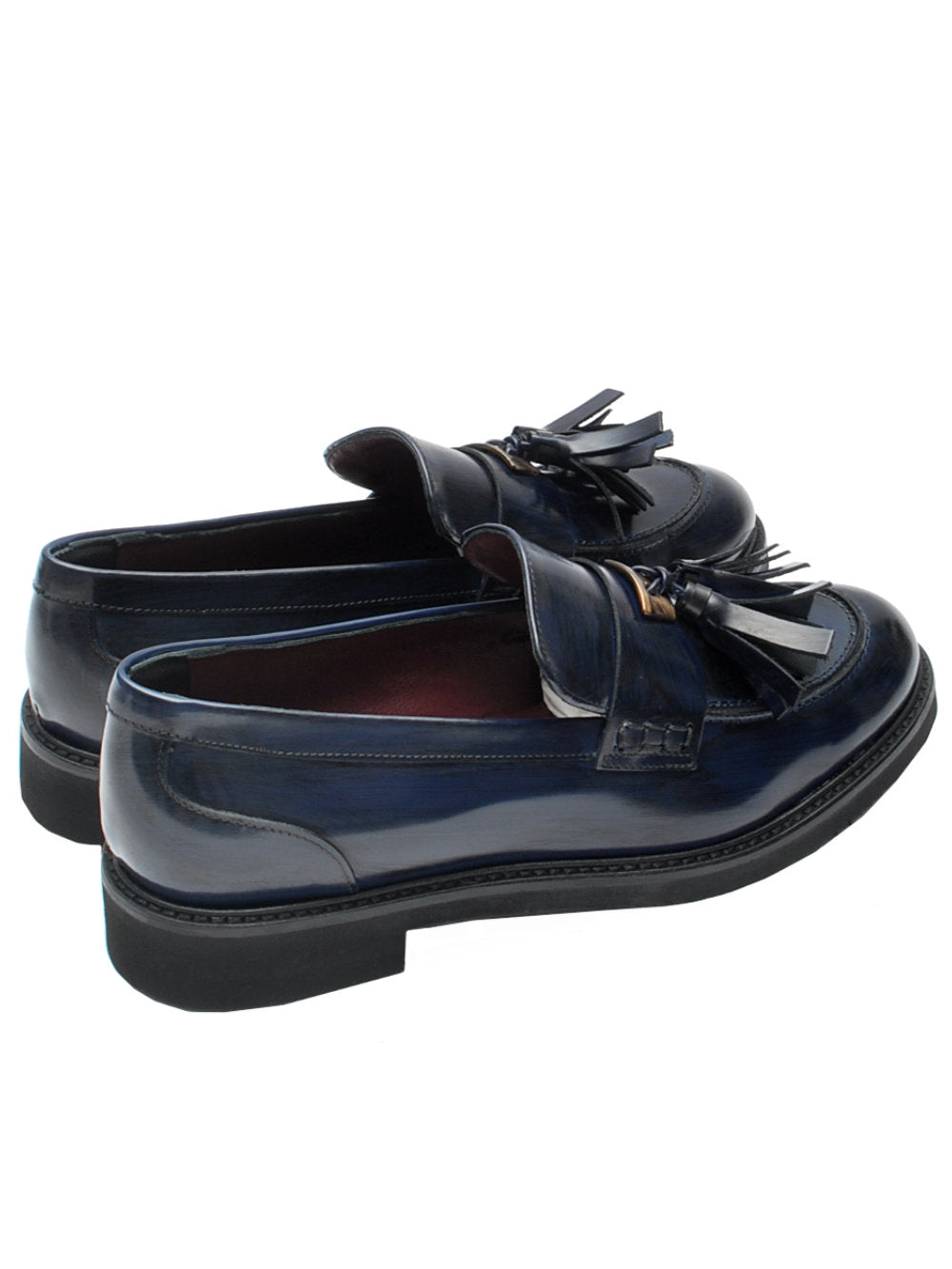 Mocassino Donna Midare Art. 308 - Spazzolato Blu Ai25 - Calzature Nucca