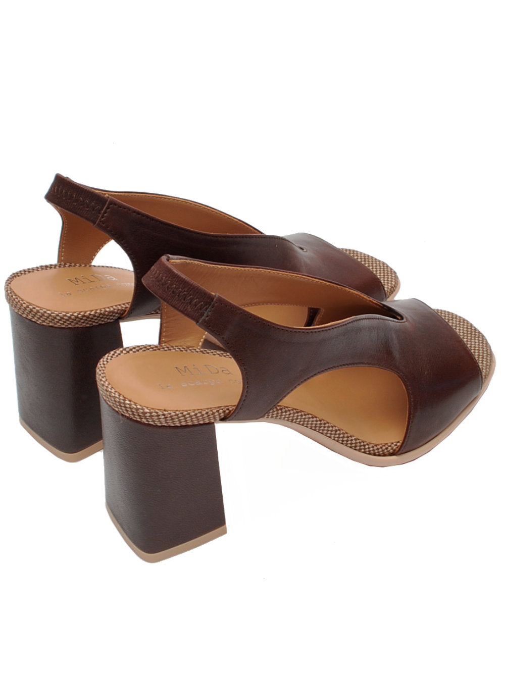 Sandalo Midare 4612 Vitello Testa di Moro Pe26