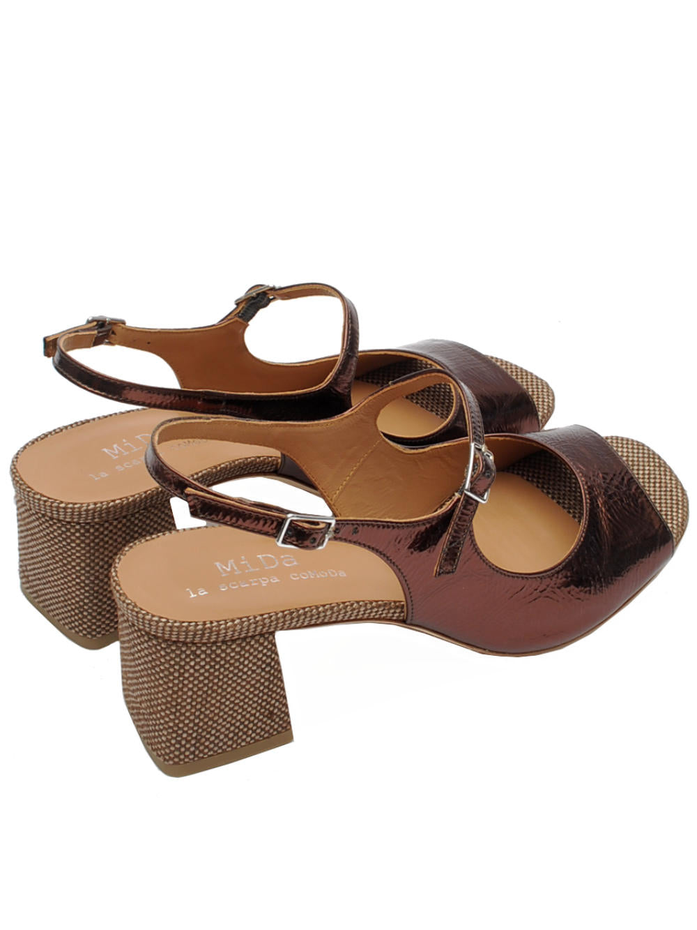 Sandalo Midare 9003 Metallizzato Testa di Moro Pe26