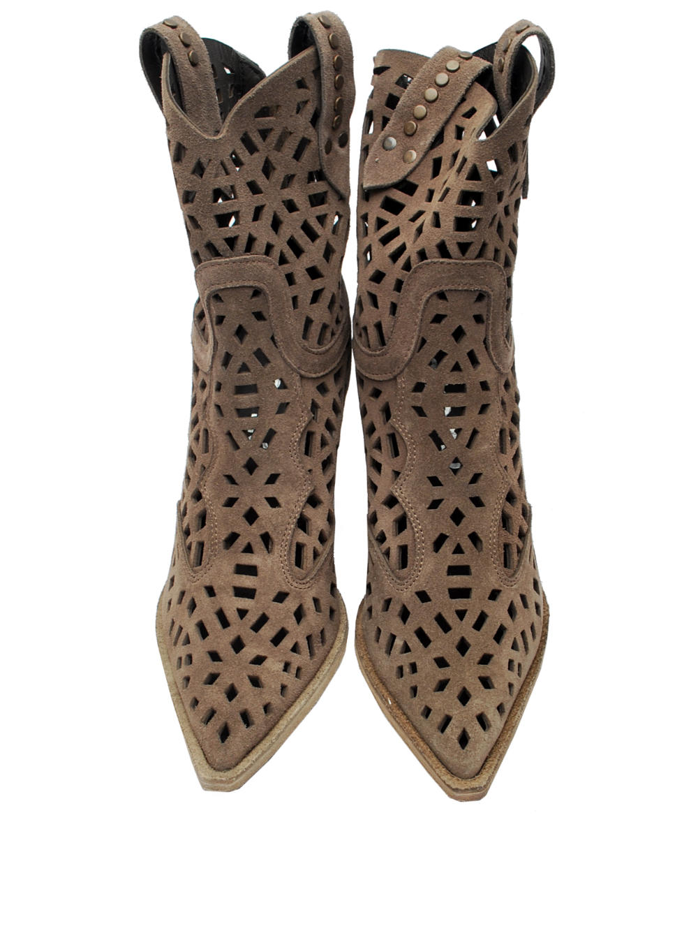 Stivaletti Texani Donna Mimmù M2759M7 Camoscio Dark Pe26