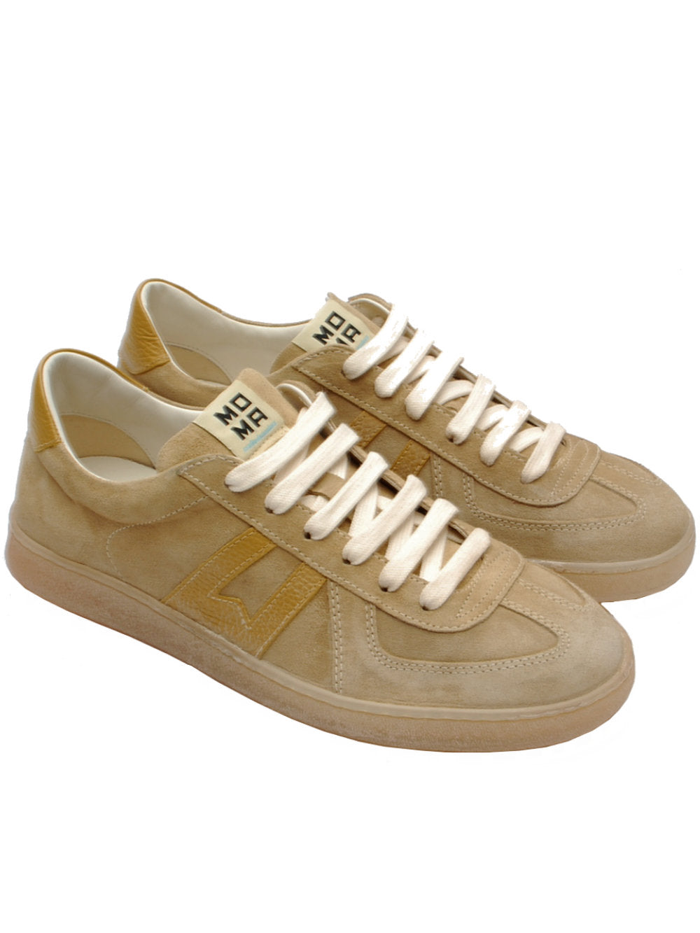 Sneaker Moma Camoscio Lavato Sabbia 10601A pe26