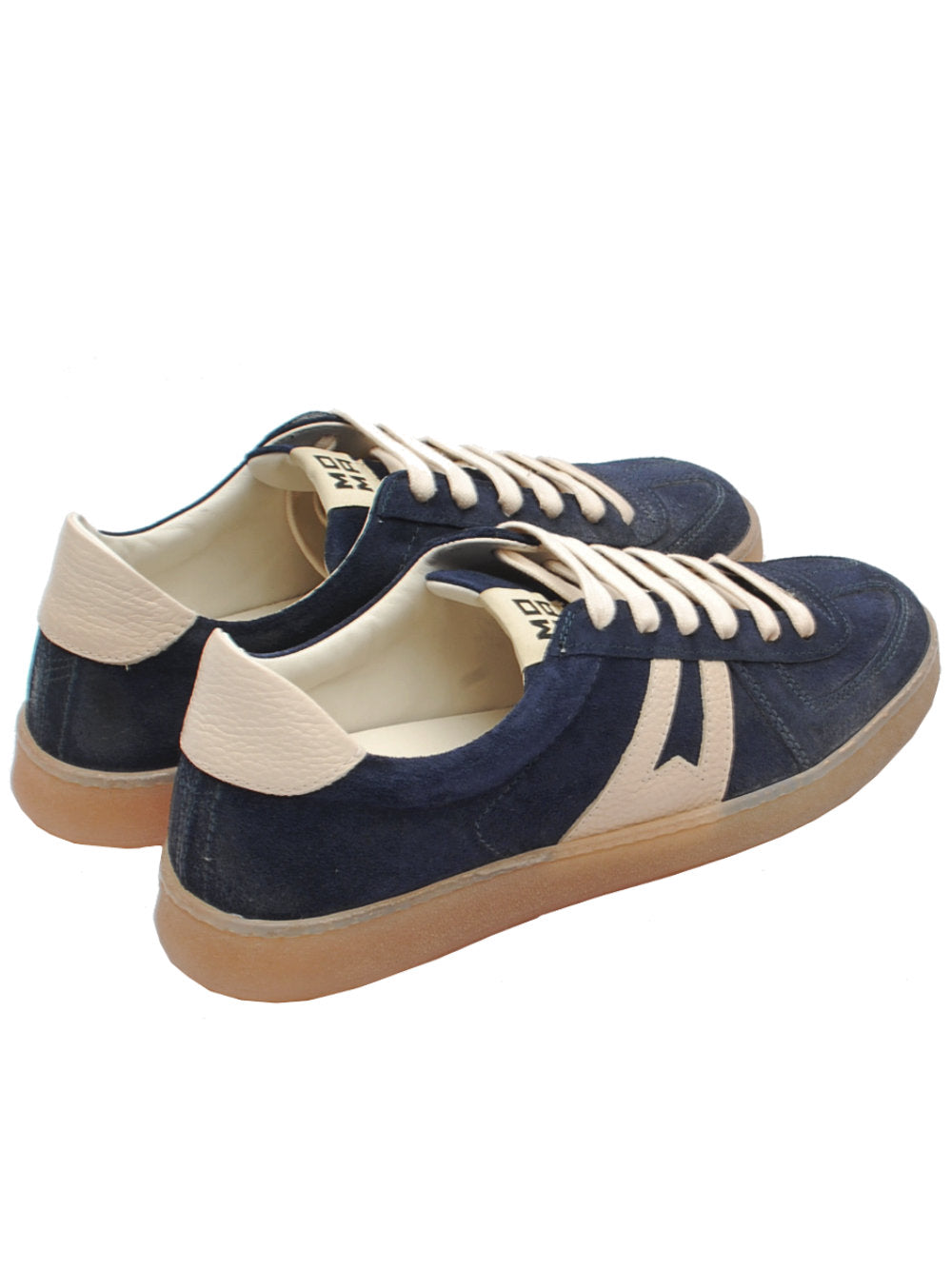 Sneaker Moma Camoscio Lavato Blu 10601A pe26