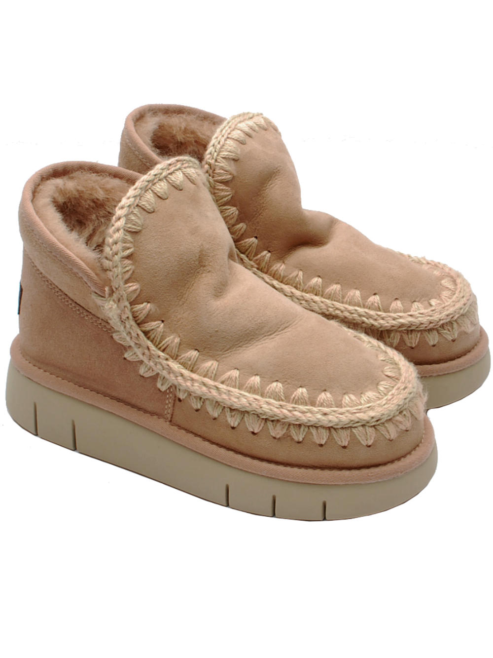 Mou tronchetto eskimo bounce sneaker camel ai24