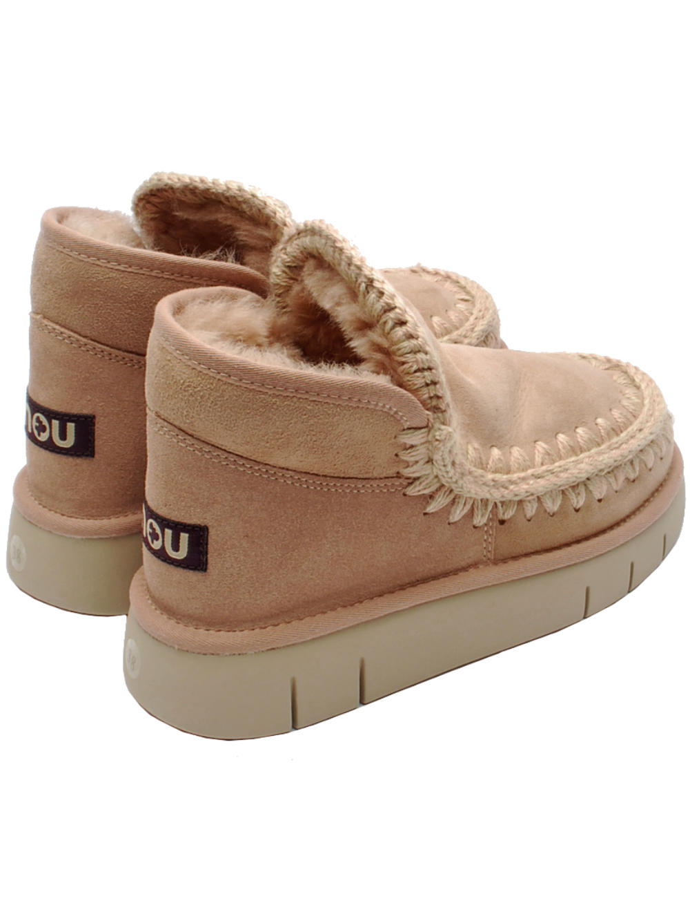 Mou tronchetto eskimo bounce sneaker camel ai24