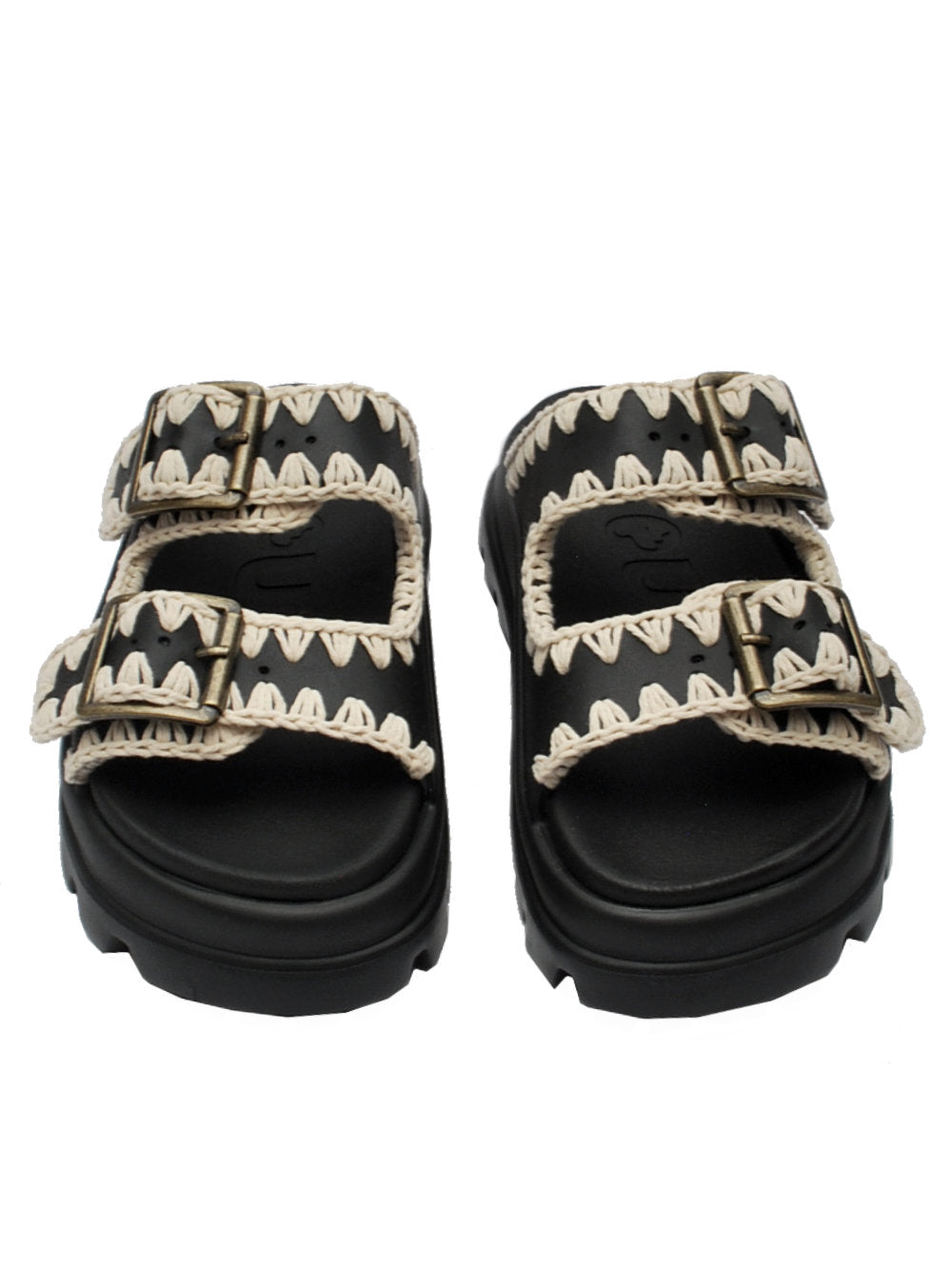 Ciabatte Mou Eva One Piece Slide Two Buckle Black: Leggerezza e comfort per ogni occasione