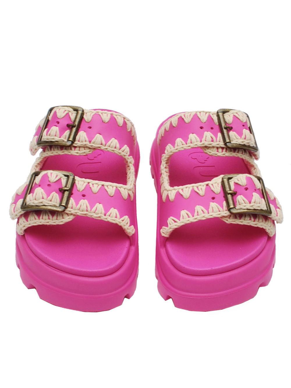 Ciabatte Mou Eva One Piece Slide Two Buckle Fuxia: Leggerezza e comfort per ogni occasione