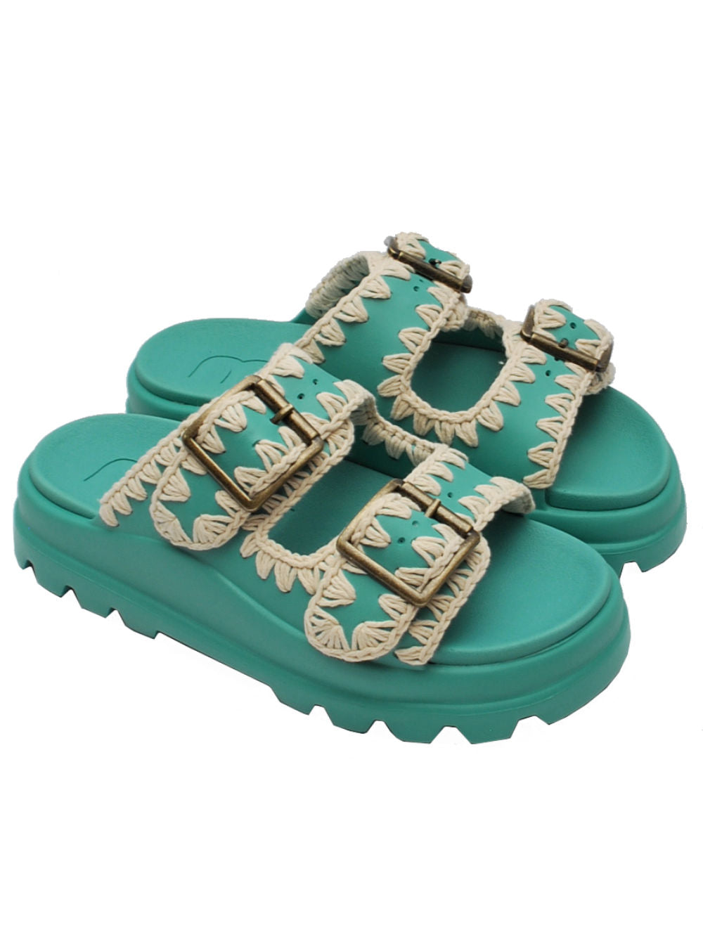 Ciabatte Mou Eva One Piece Slide Two Buckle Lagoon: Leggerezza e comfort per ogni occasione