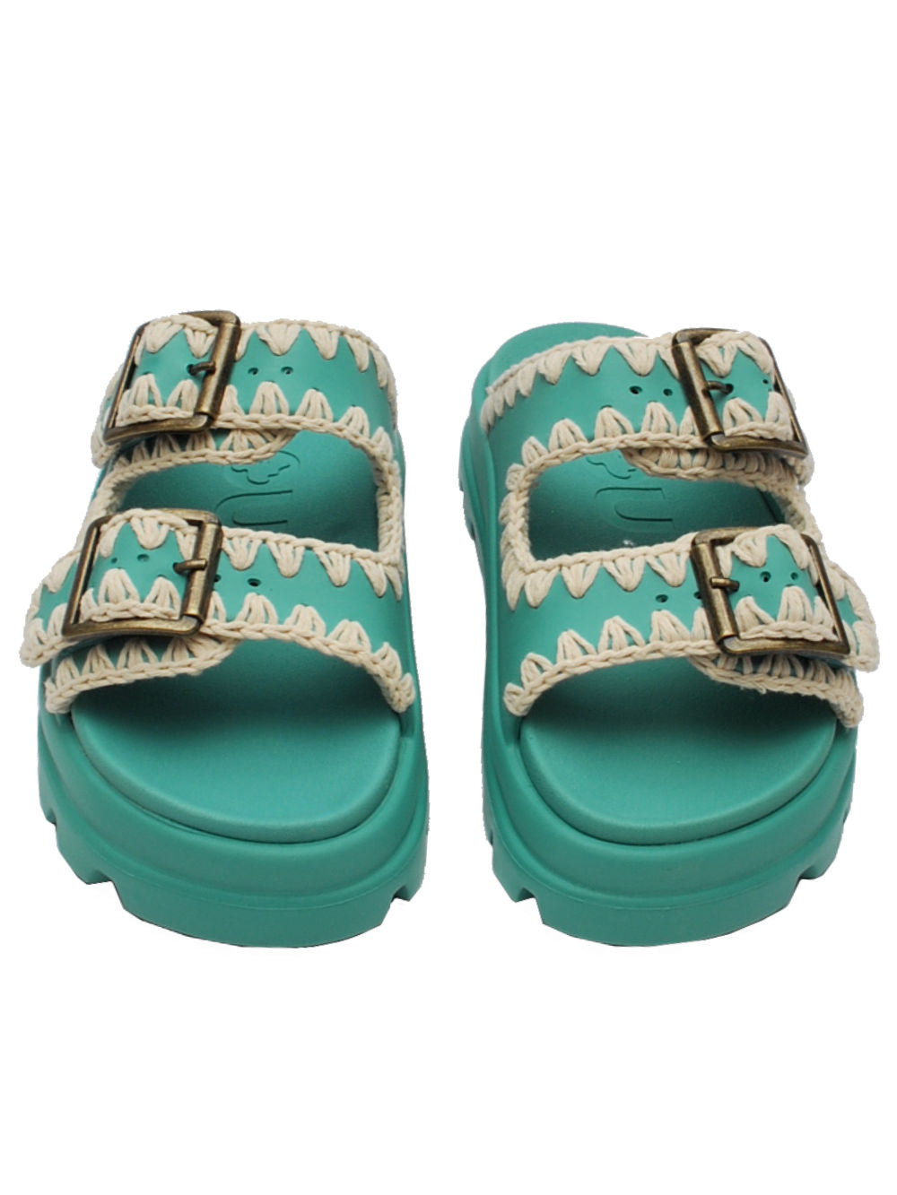 Ciabatte Mou Eva One Piece Slide Two Buckle Lagoon: Leggerezza e comfort per ogni occasione