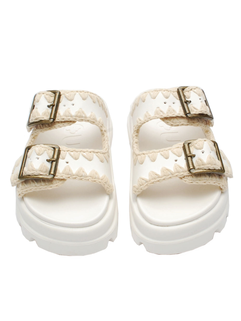 Ciabatte Mou Eva One Piece Slide Two Buckle White: Leggerezza e comfort per ogni occasione