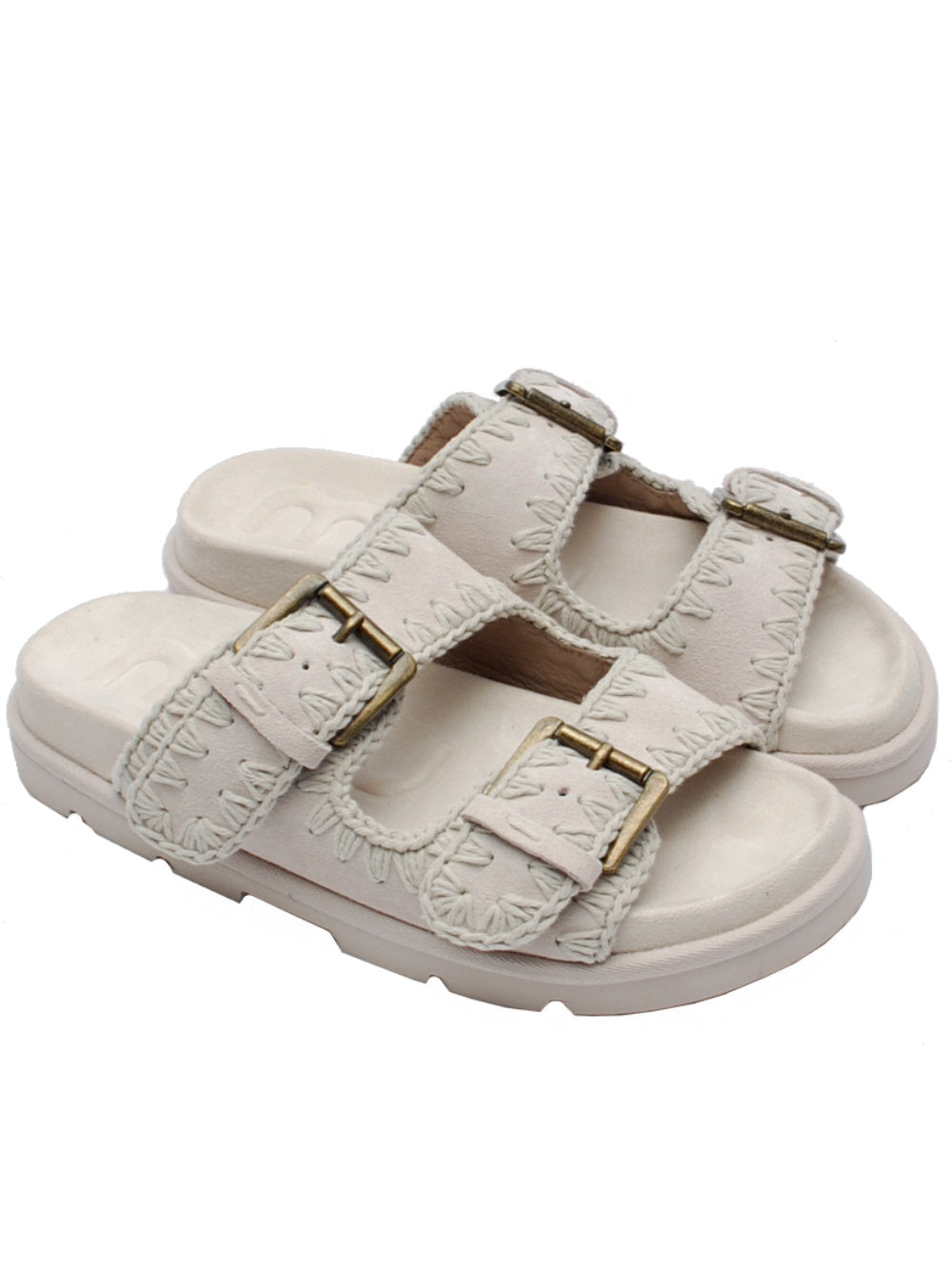 Ciabatte Mou Low Bio Sandal 2buckles Ghiaccio: Comfort eco-chic per le tue giornate