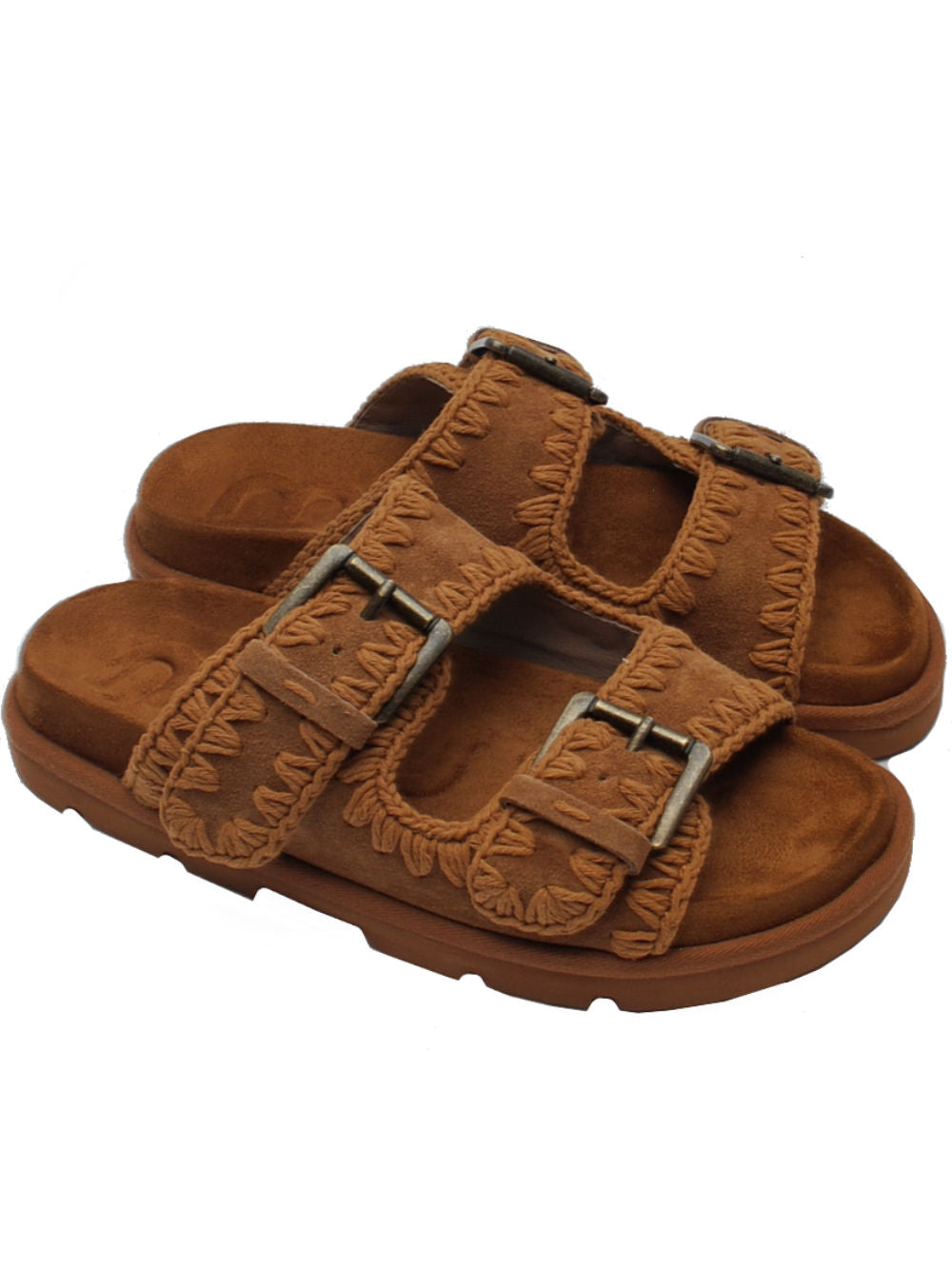 Ciabatte Mou Low Bio Sandal 2buckles Bruciato: Comfort eco-chic per le tue giornate