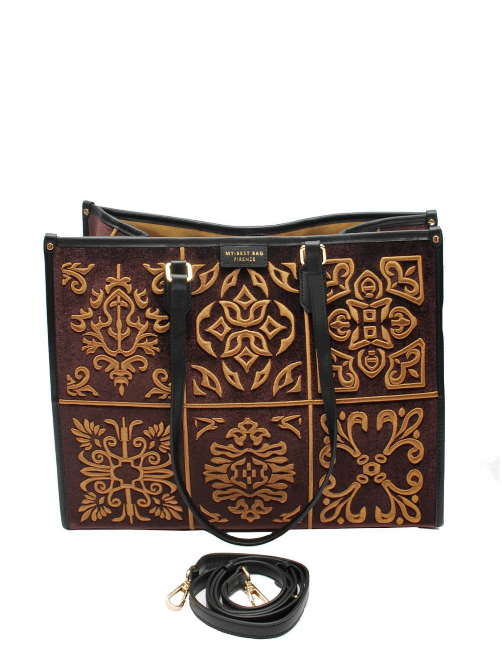 Borsa Donna My Best Bag "Atena Lisbona" F1 MYB 1001 - Tabac Ai25 Calzature Nucca