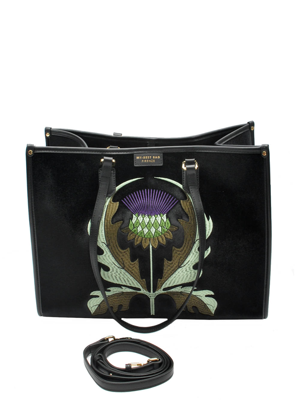 Borsa Donna My Best Bag "Atena Herbarium" F1 MYB 1005 - Thistle Ai25 Calzature Nucca