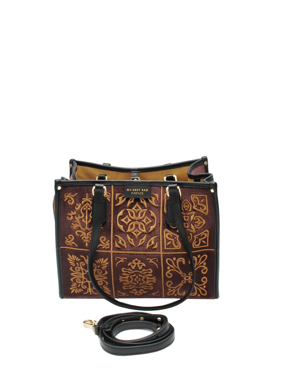 Borsa Donna My Best Bag "Atena Lisbona" F1 MYB 1002 - Tabac Ai25 Calzature Nucca
