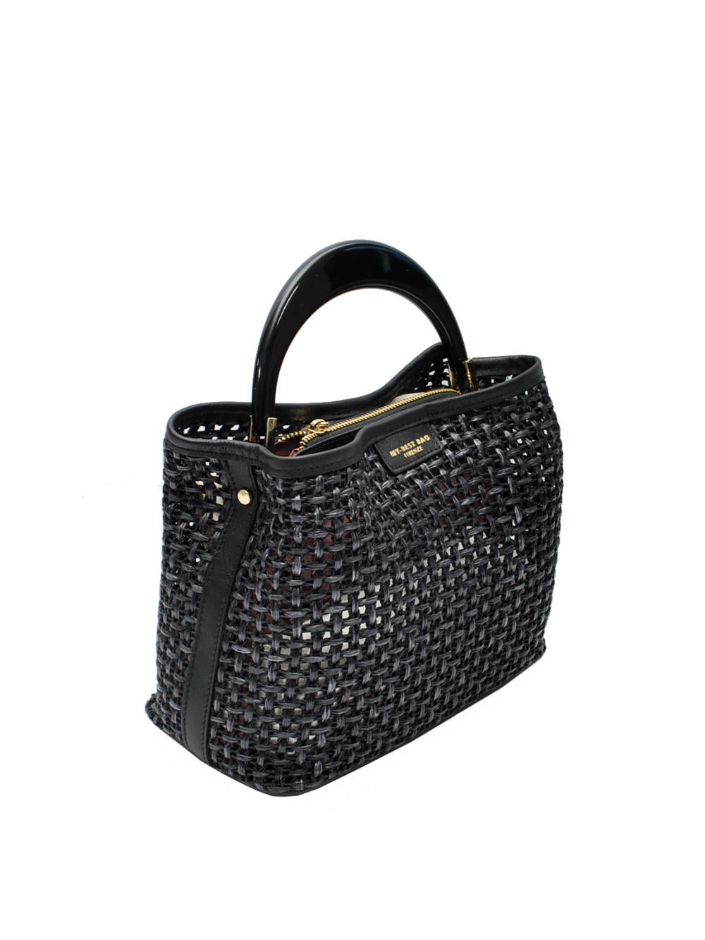 My best bag borsa Ingrid Tabru 2041 Rafia Nera pe26