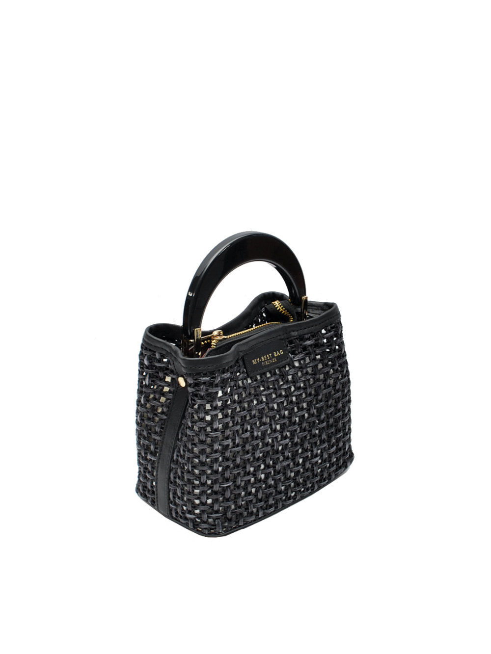 My best bag borsa Ingrid Tabru 2042 Rafia Nera pe26