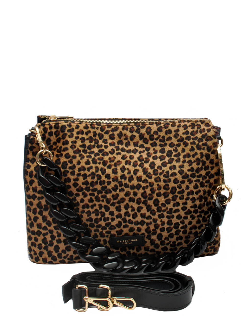 Borsa Donna My Best Bag "Reflex Cavallino" F1 MYB 1021 - Savana Ai25 Calzature Nucca