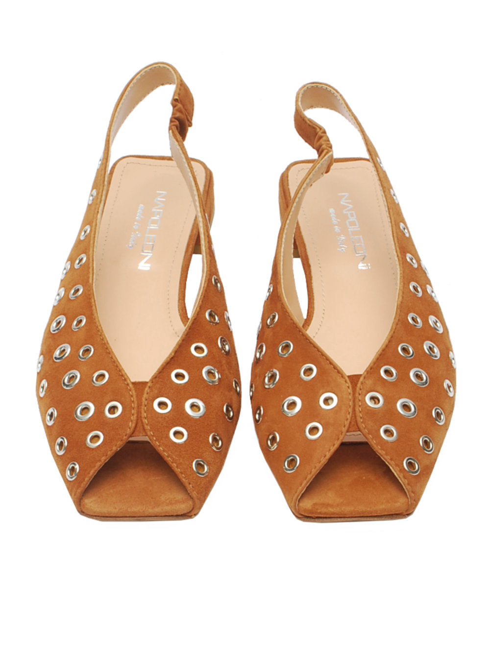 Sandalo Donna Napoleoni A1615 Camoscio Caramel Pe26