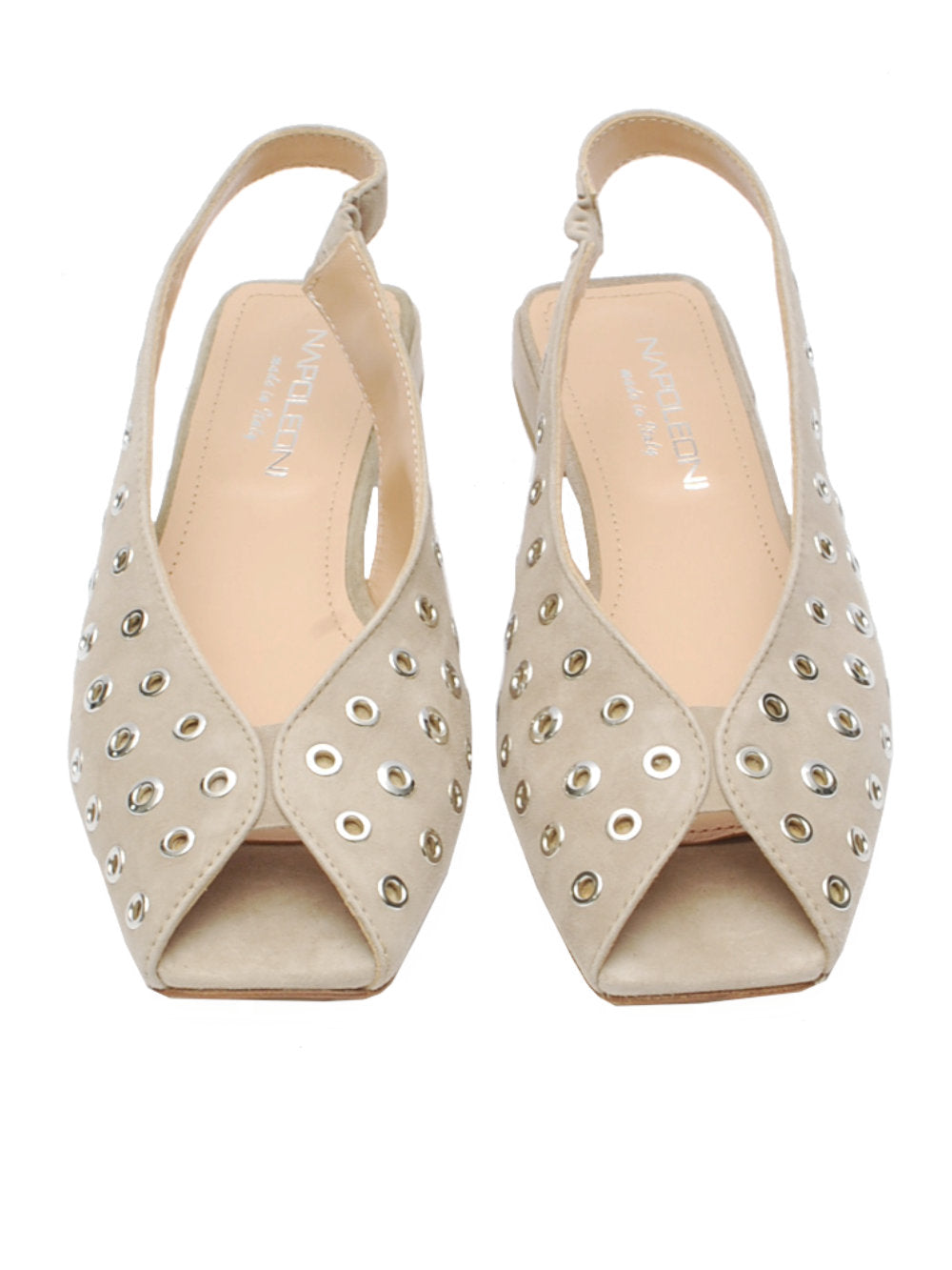 Sandalo Donna Napoleoni A1615 Camoscio Tortora Pe26