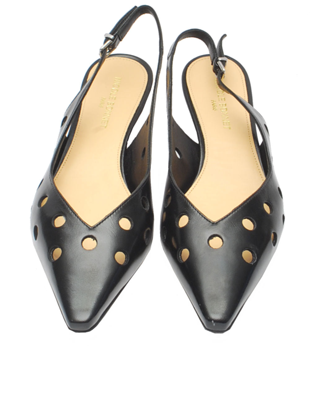 Slingback Donna Nicole Bonnet 3073 Verlux Nero pe26