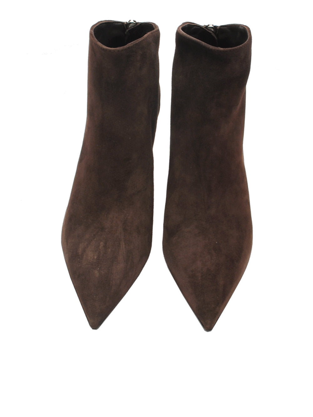 Tronchetto Nicole Bonnet 3342 - Tacco 7cm Camoscio Testa di Moro Ai26