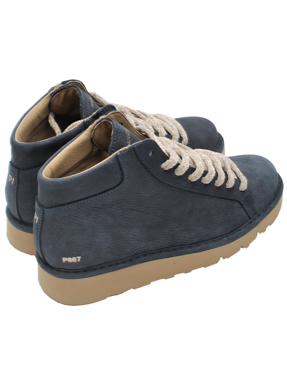 Polacchino Uomo Panchic P007 Ankle Boot - Nabuk Blue ai25 - Calzature Nucca