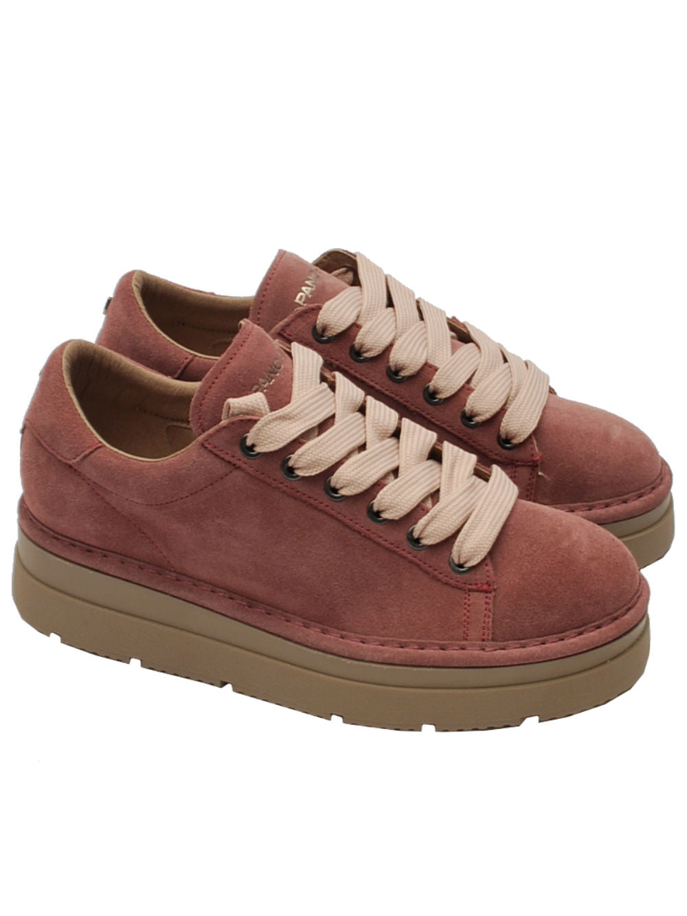 Panchic scarpa con zeppa p89w007 brownrose ai24