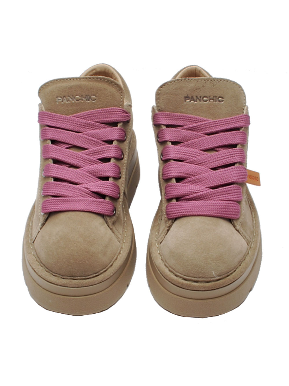 Panchic scarpa con zeppa p89w007 walnut brownrose ai24