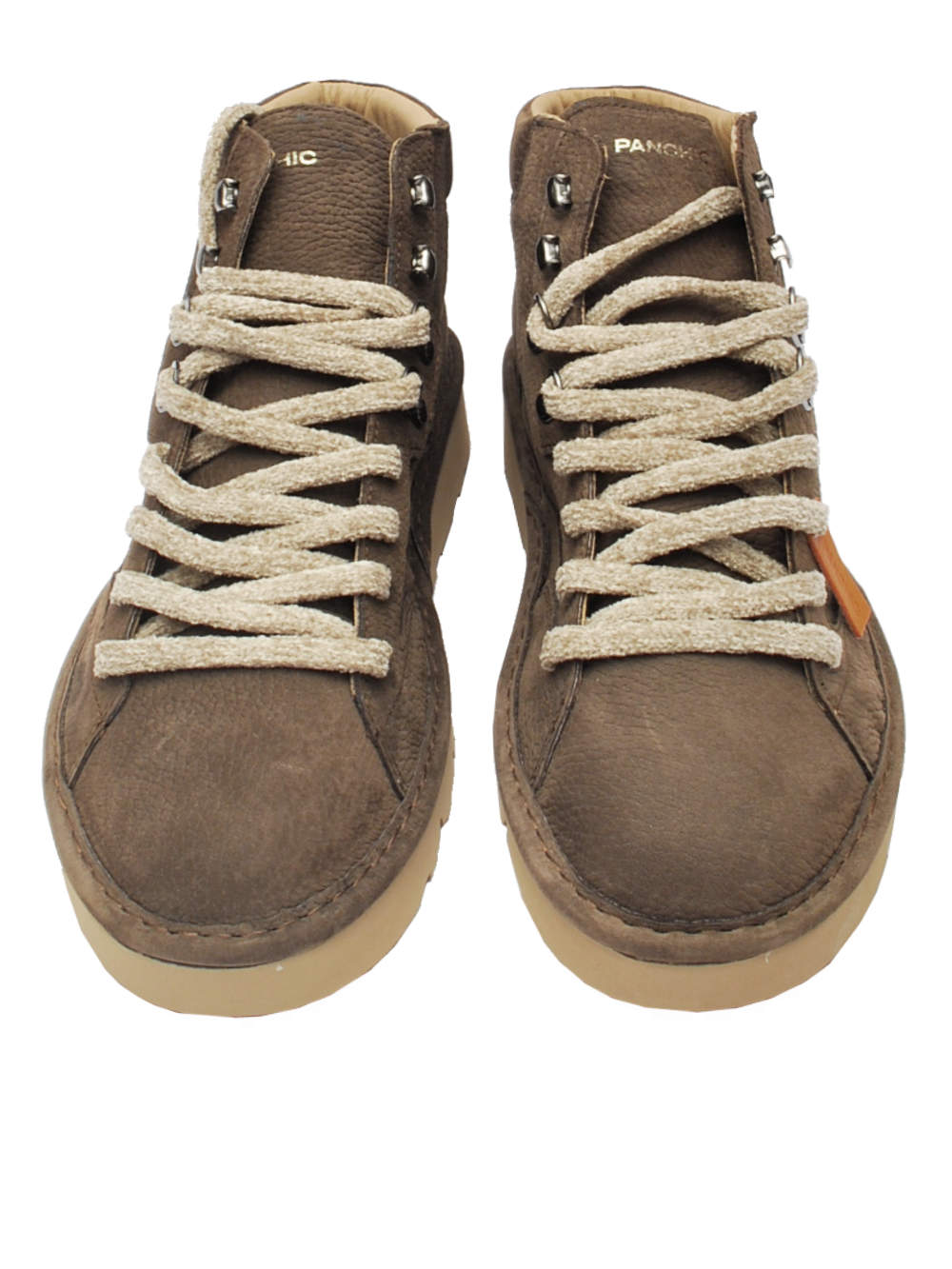Polacco Uomo Panchic P007 Clay Ankle Boot - Nabuk Coffee Ai26