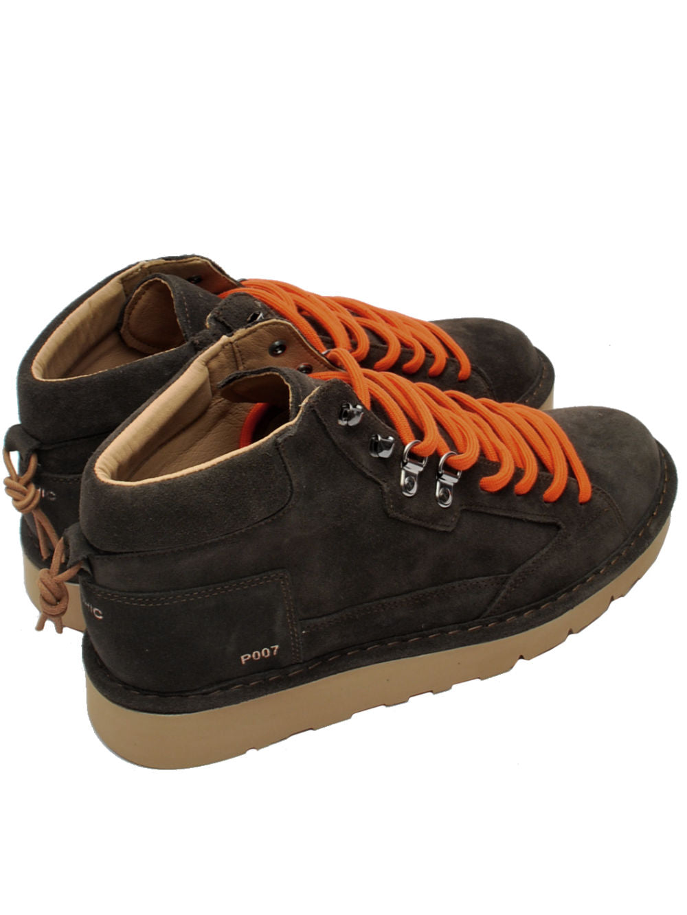 Polacco Uomo Panchic P007 Clay Ankle Boot - Suede Coffee Ai26