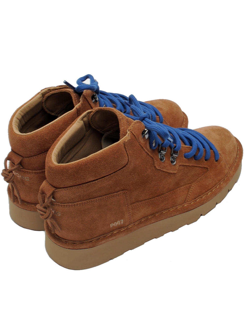 Polacco Uomo Panchic P007 Clay Ankle Boot - Suede Cognac Ai26