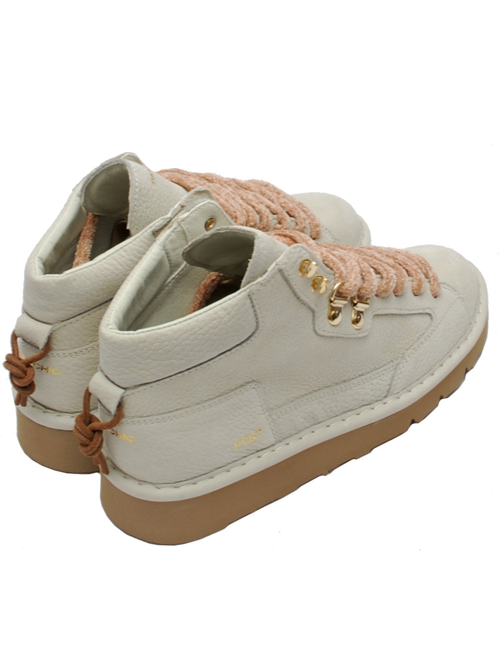 Polacco Donna Panchic P007 Clay Ankle Boot Ivory Ai26
