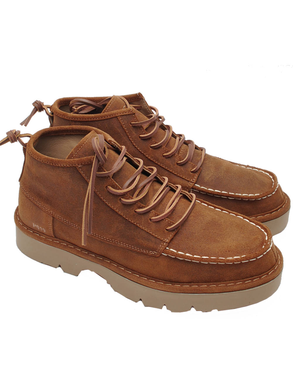 Polacco Barca Uomo Panchic P019 Reef Ankle Boot - Suede Cognac Ai26