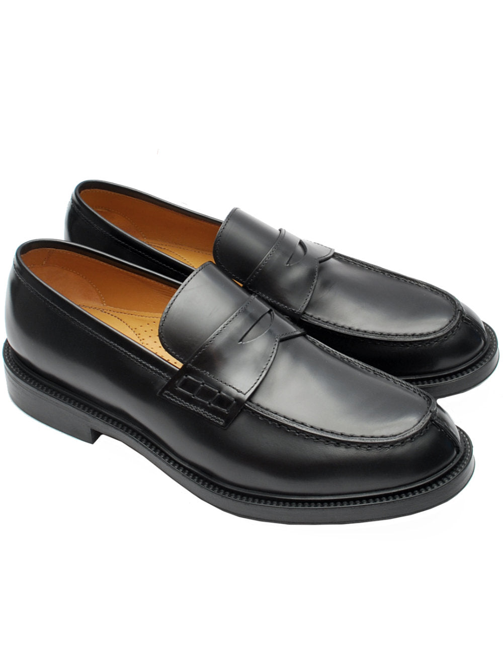 Mocassino Uomo Piero Casari 207 - Vitello Spazzolato Nero Ai25 - Calzature Nucca
