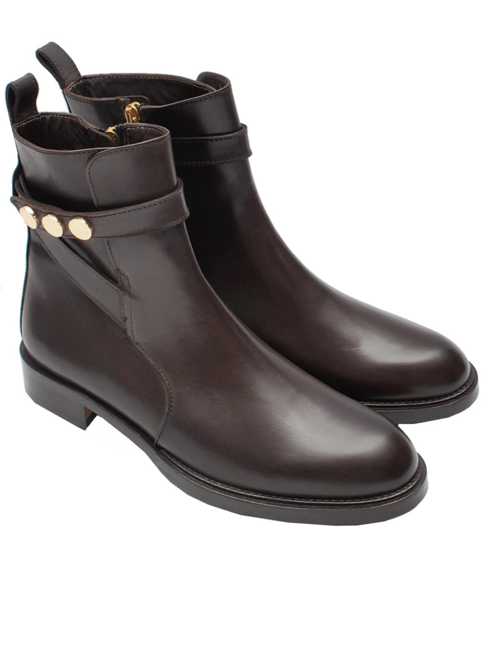 Tronchetto Donna Piero Casari 436 - Vitello Cioccolato ai25 - Calzature Nucca