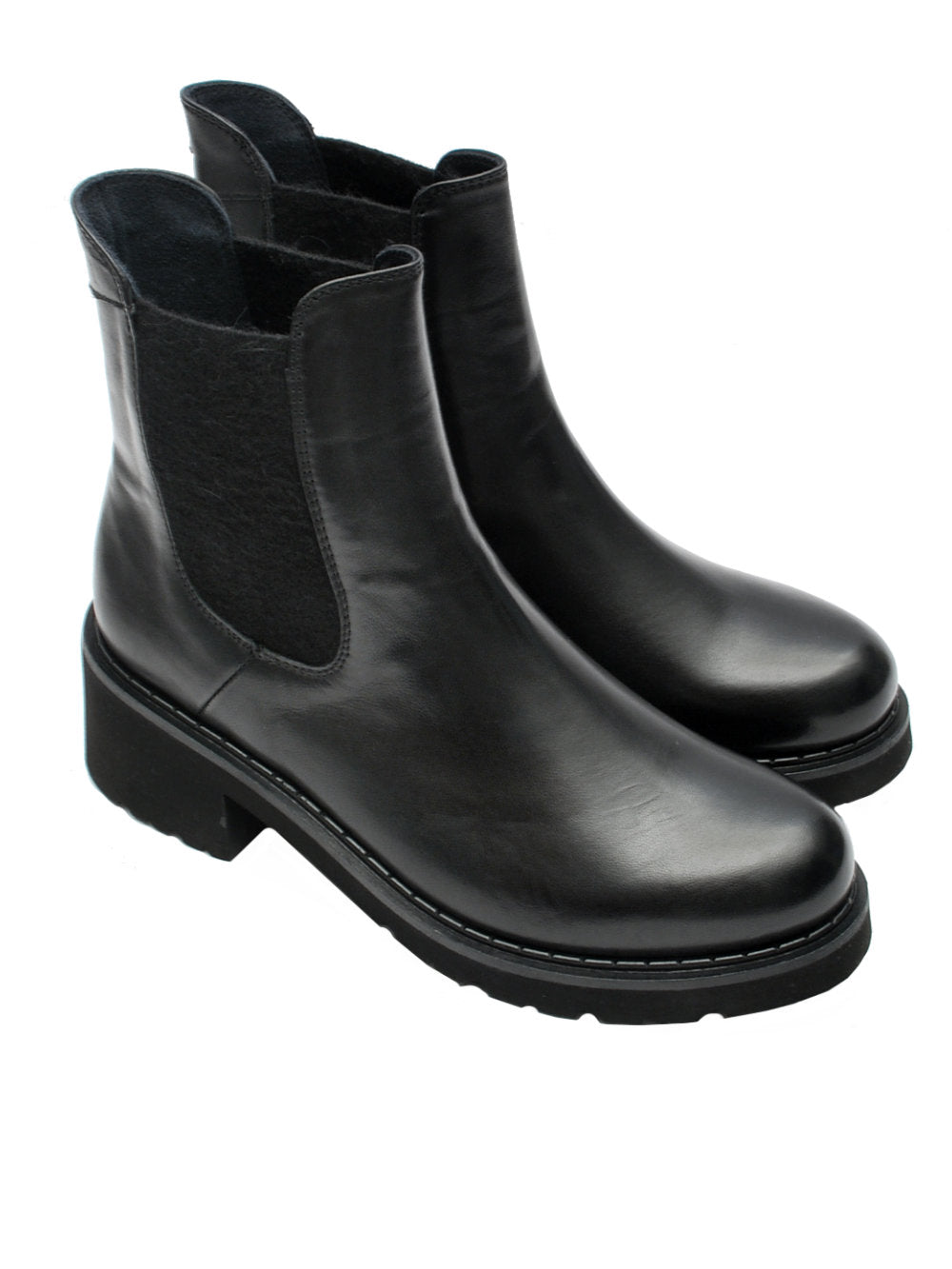 Tronchetto Donna Piero Casari 482 - Nappa Nera ai25 - Calzature Nucca