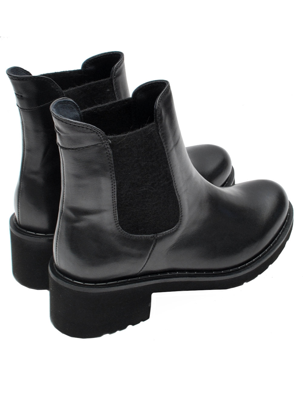 Tronchetto Donna Piero Casari 482 - Nappa Nera ai25 - Calzature Nucca
